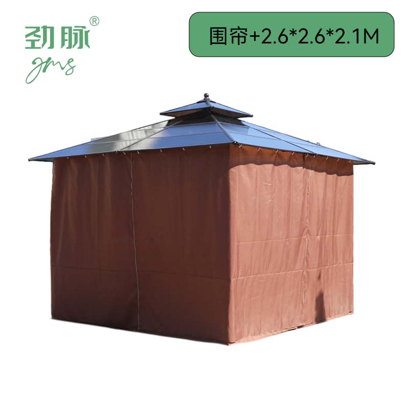 劲脉 户外遮阳棚 围帘+2.6*2.6*2.1M 顶高清大图