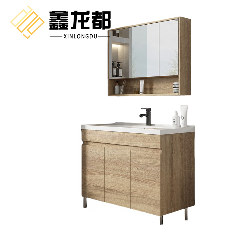 鑫龙都 洗手台镜柜一体101cm套