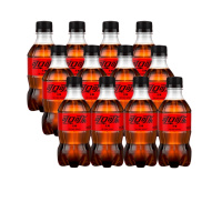 可口可乐300ml*12瓶无糖可乐碳酸饮料夏日清凉快乐水汽水饮料