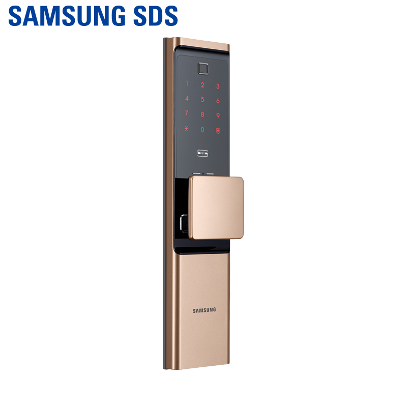 三星(SAMSUNG)指纹锁全自动智能门锁密码锁家用防盗门锁电子锁智能锁WIFI远程解锁SHP-R80