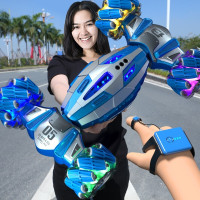 儿童玩具遥控汽车手势感应遥控车男孩玩具扭变车攀爬特技赛车可变形车充电四驱六一儿童节礼物