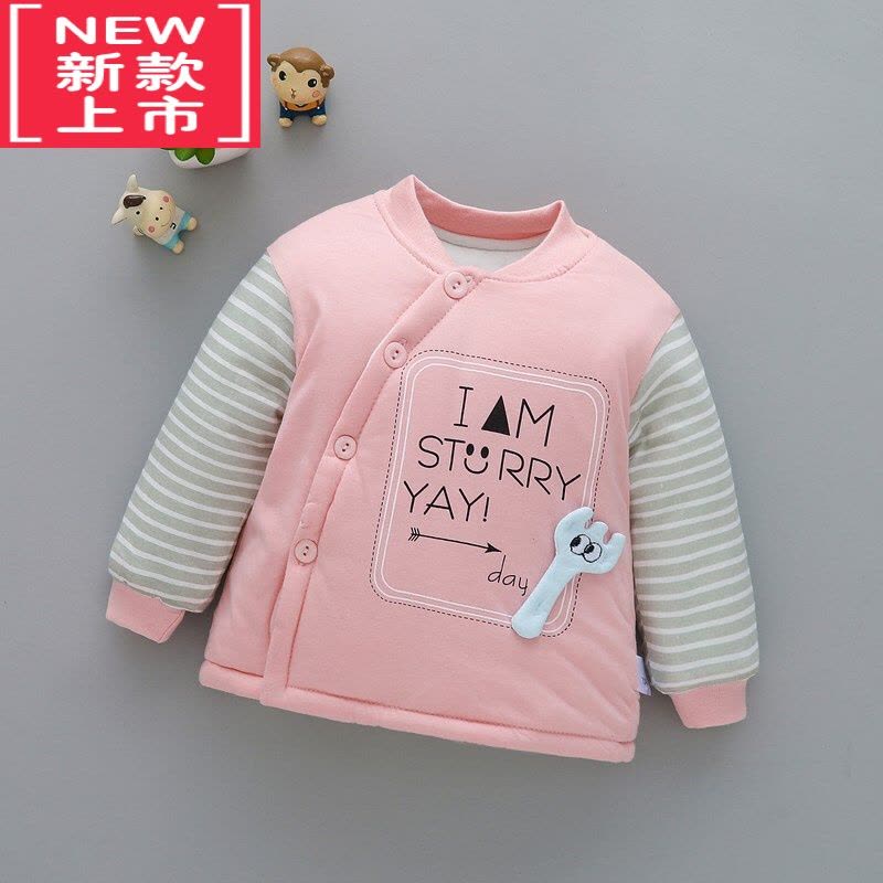 可莉允冬季加棉袄男女宝宝内外穿婴儿幼儿童加厚贴身胆棉衣服装舒适棉服图片