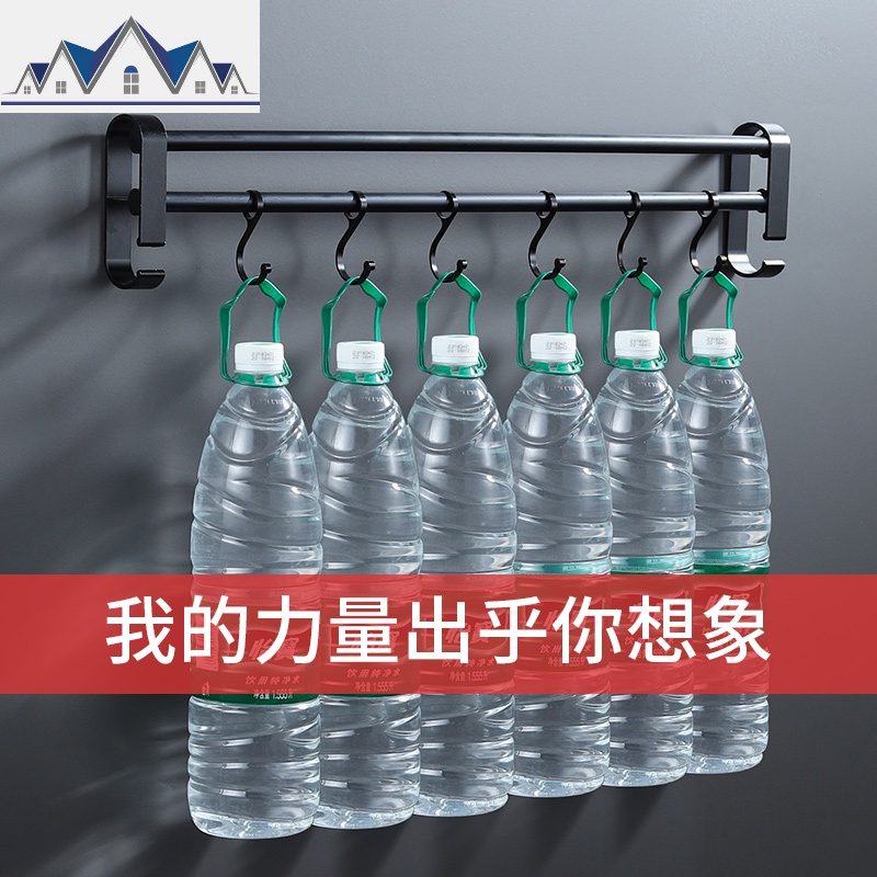 免打孔浴室拖鞋架墙壁挂式粘贴厕所洗手间收纳沥水挂架卫生间 三维工匠收纳层架高清大图