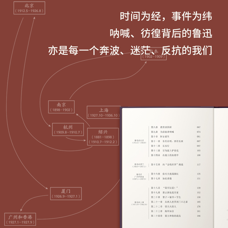[正版]全新 民族魂鲁迅传 全新修订十幅版画文学研究解中国人史料研究高清大图