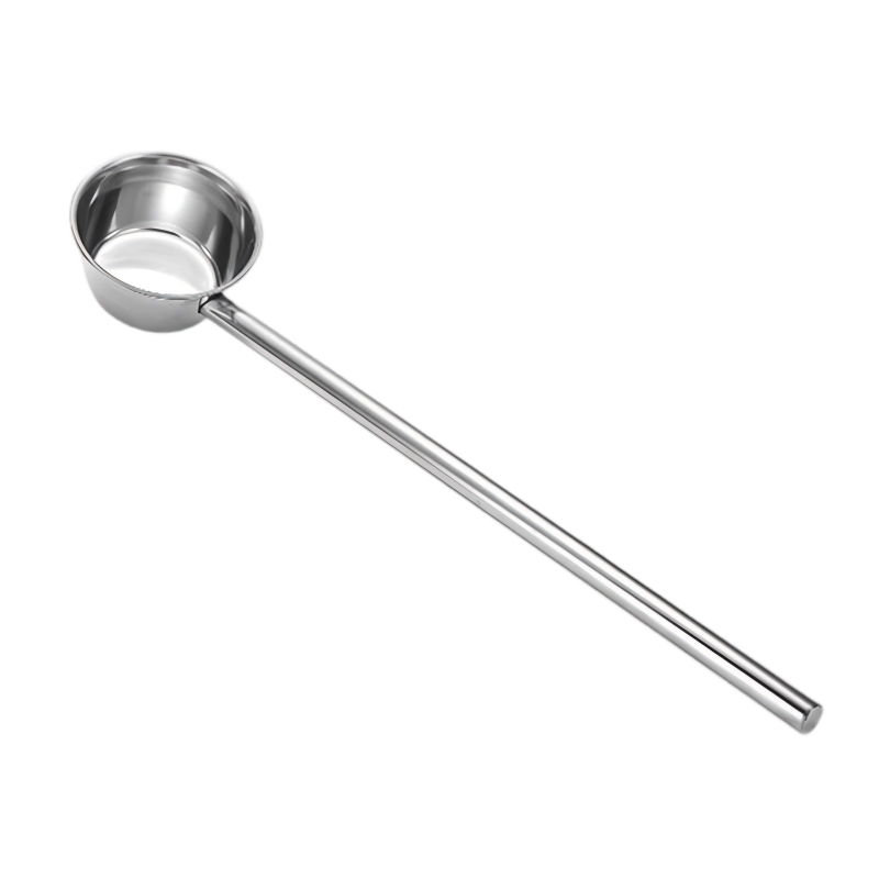谦星 QX-250929015CZ 不锈钢 精悍水瓢商用食品级水勺 水勺-宽12cm/柄65cm 2个/组(组)高清大图