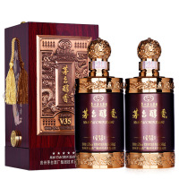 贵州茅台集团 茅台醇香V35珍藏级52度白酒 礼盒装500ml*2瓶浓香型