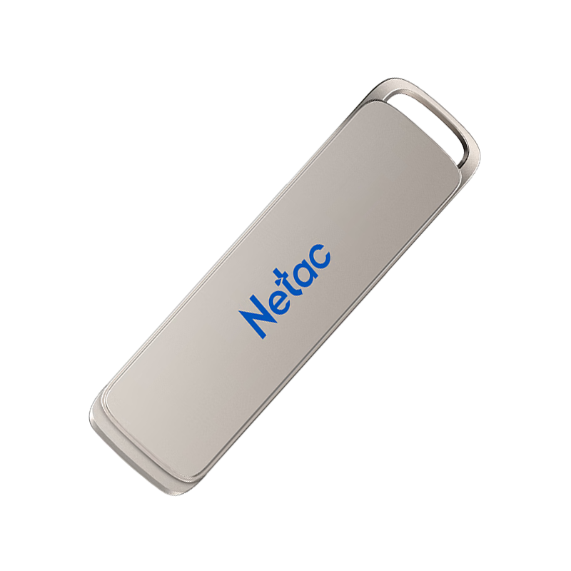 朗科(Netac) U盘 UA33 256GB 行业高速旋转150M/S USB3.2 银色高清大图