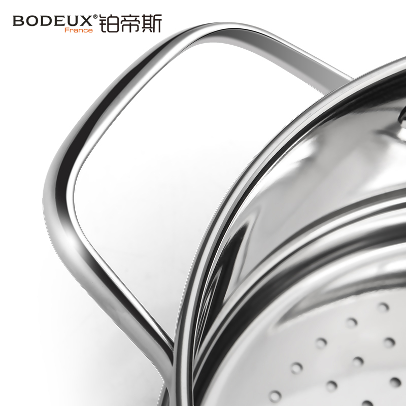 铂帝斯BODEUX随意配蒸格18CM F4-SM18-P高清大图