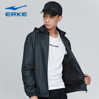 鸿星尔克(ERKE)2018新品男士运动卫衣休闲加厚夹克运动卫衣外套51218308031
