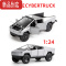 真智力特斯拉皮卡车模合金大号玩具车儿童汽车模型男孩仿真SUV越野1:24