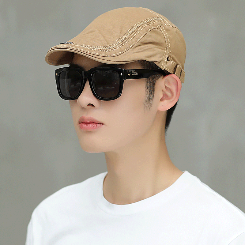 盛世尼曼帽子男士春夏季鸭舌帽出游贝雷帽男时尚潮休闲百搭夏天前进帽