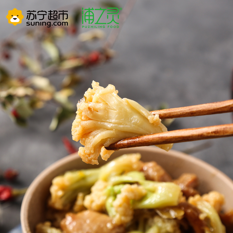 浦之灵 手撕花菜 340g 方便菜 加热即食
