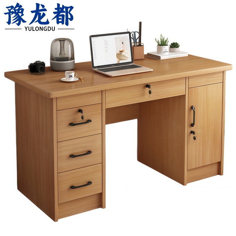 豫龙都写字桌1.6m张高清大图