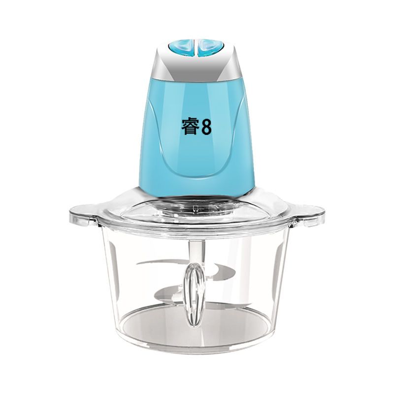 功能料理机搅馅搅拌机绞馅机碎辣椒面蒜蓉蒜泥器|蓝精灵玻璃杯两副刀