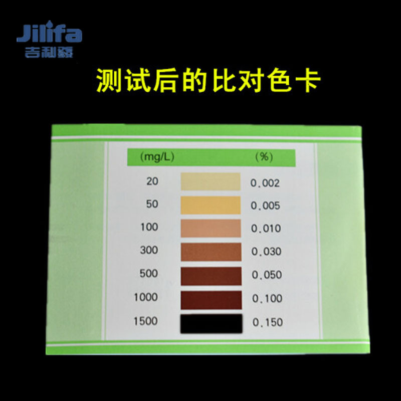 吉利發G-1型消毒剂浓度试纸