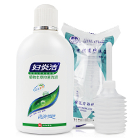 送冲洗器】妇炎洁洗液380ml*2瓶 私处护理妇科用女性外阴清洗植物本草抑菌洗液