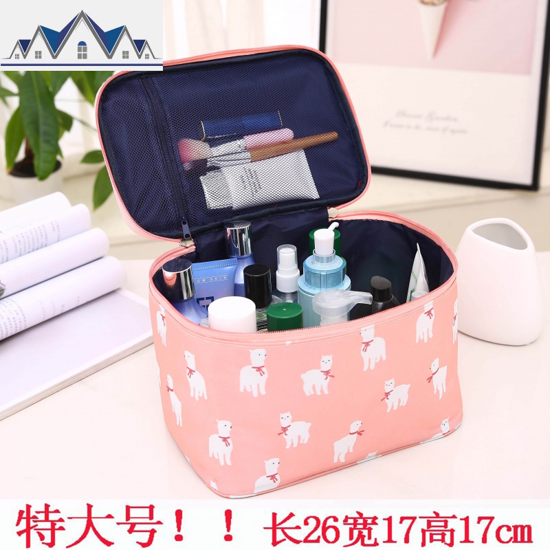 化妆包便携女袋大容量旅行随身韩版学生洗漱化妆品收纳盒ins网红 三维工匠收纳包高清大图