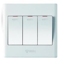 公牛(bull) G06K311Y 公牛 G06三位单控带荧光面板开关 G06K311YG06K311Y
