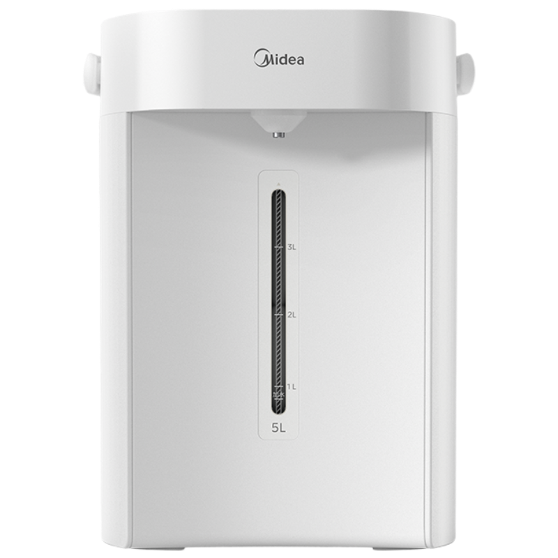 美的(Midea)电热水瓶恒温电热水壶不锈钢一体无缝内胆0塑料家用5L大容量开水壶多段控温保温 MK-SP50E-10W