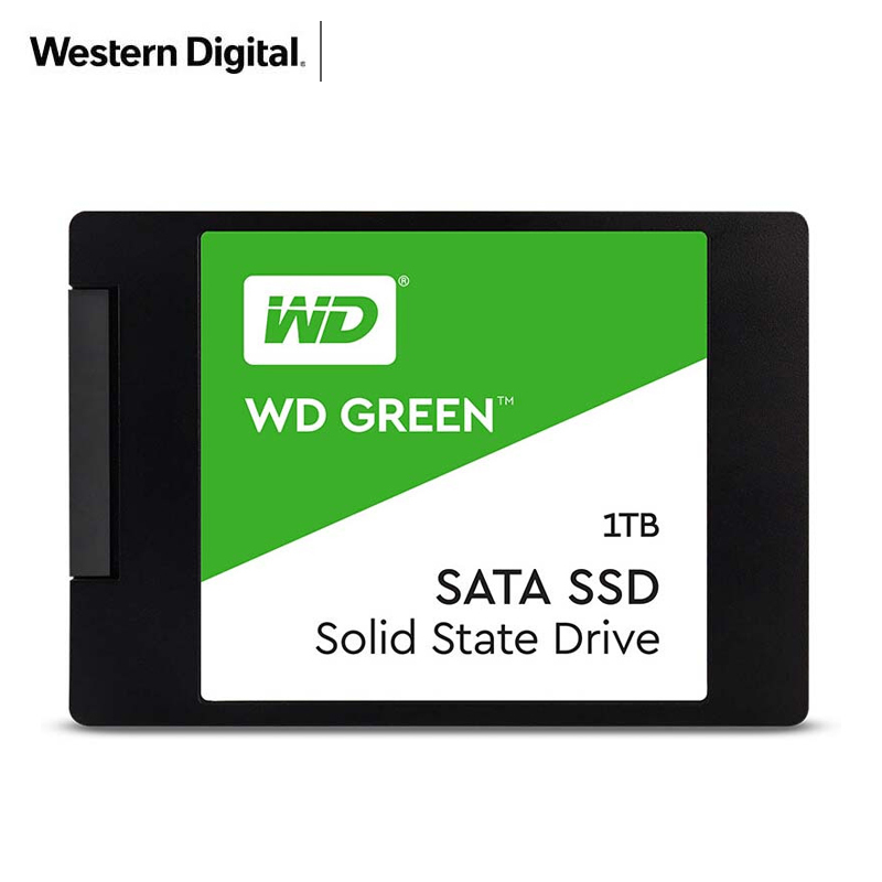 西部数据(WD) SSD固态硬盘1T SATA3.0 Green系列 家用普及版 高速 低耗能