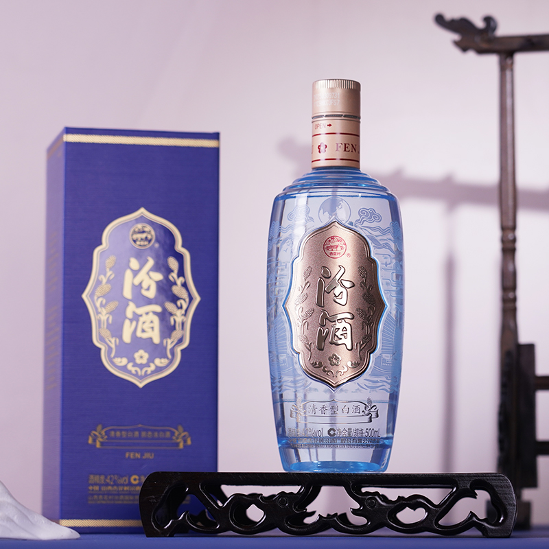 [官方正品]山西杏花村汾酒 42度白酒500ml*6瓶丝绸之路清香型高清大图