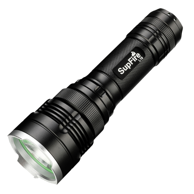 supfire神火l19强光手电筒充电防水远射骑行l2钓鱼灯带磁铁中型手电筒