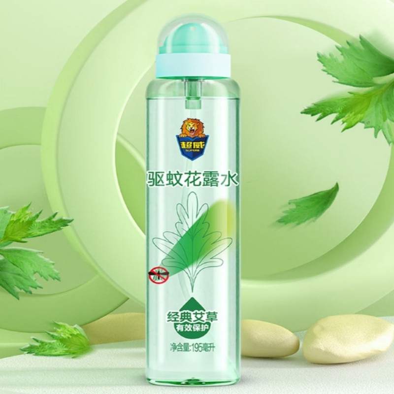 超威艾草驱蚊花露水195ML 40瓶/件起售高清大图