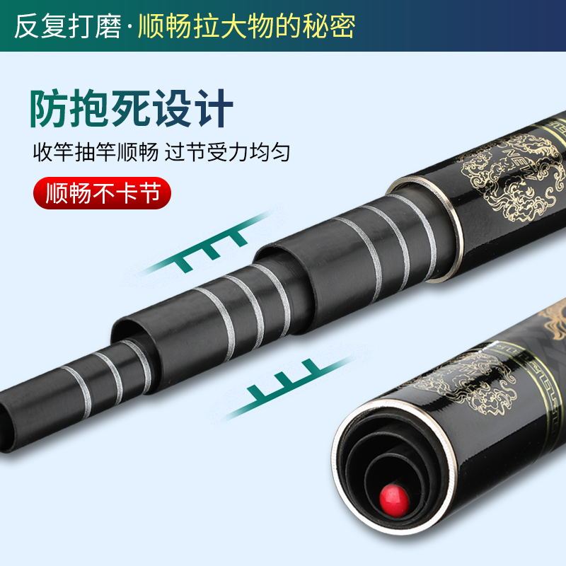 香港艾曼尼IRMANI鱼竿碳素超轻超硬19调竞技鱼竿大物钓鱼竿罗飞竿渔具钓具垂钓用品黑坑鱼竿鱼杆钓竿