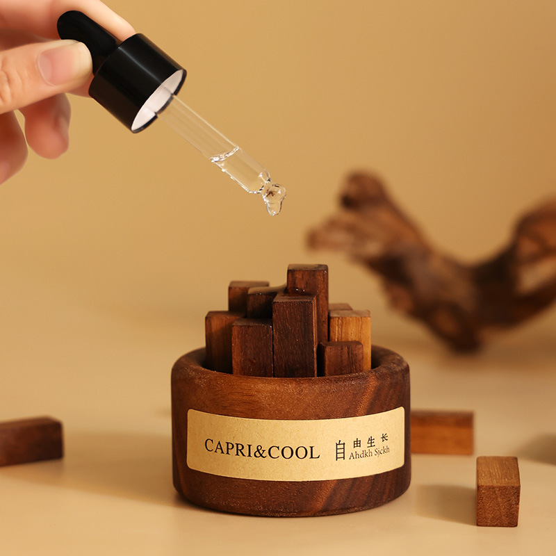 CAPRI&COOL自由生长扩香木无火香薰精油家用室内扩香器卧室摆件 山谷风铃精油10ml高清大图