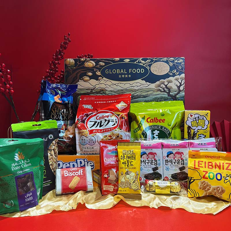 食中隽品进口零食组合2180.5g卡乐比麦片UCC咖啡万多福开心果皇冠椰枣费列罗巧克力ZEK海苔芭蜂蜂蜜休闲零食进口礼盒