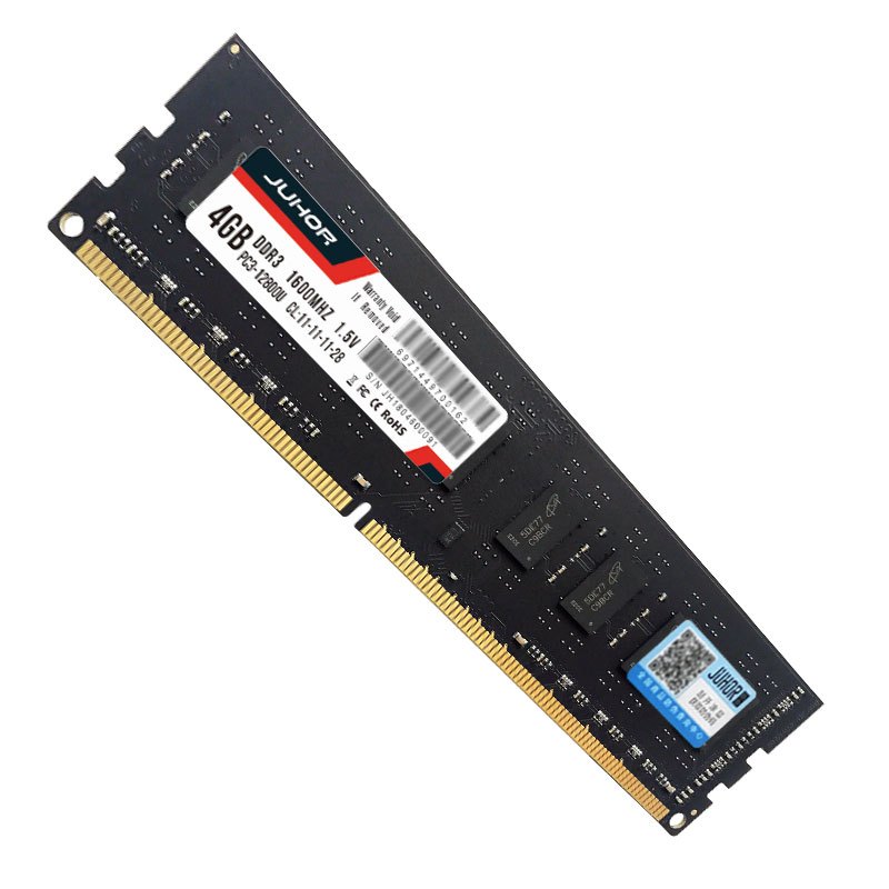 JUHOR玖合 DDR3 1600 4G 台式机内存条 双面全兼容