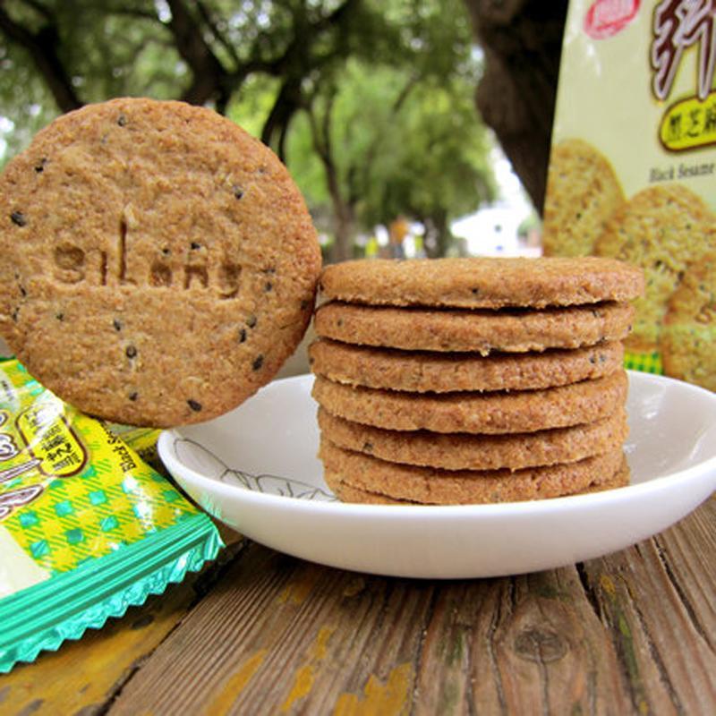 思朗 纤麸黑麻消化饼168g
