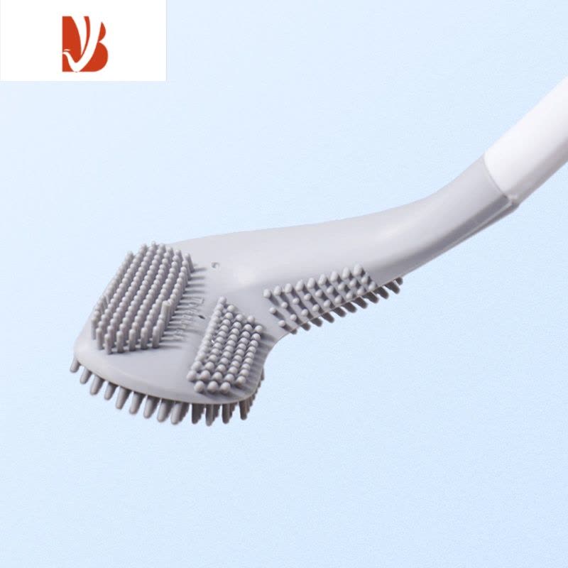 三维工匠高尔夫硅胶马桶刷家用无死角洗厕所刷子壁挂网红卫生间黑科技器图片