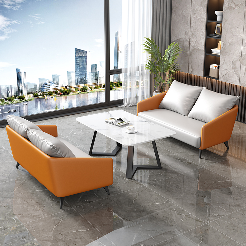 依韵珂商务沙发2+2+茶几130*70*38cm套高清大图