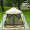 酷乐登(KULEDENG)小四方露营防风挡雨多功能帐篷(银胶) K66