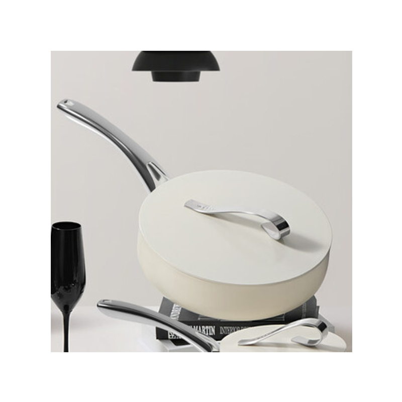 温仑山(VELOSAN) A-VP-1MCG01 自由丝带系列不粘炒锅 30cm (单位:个) 白色高清大图