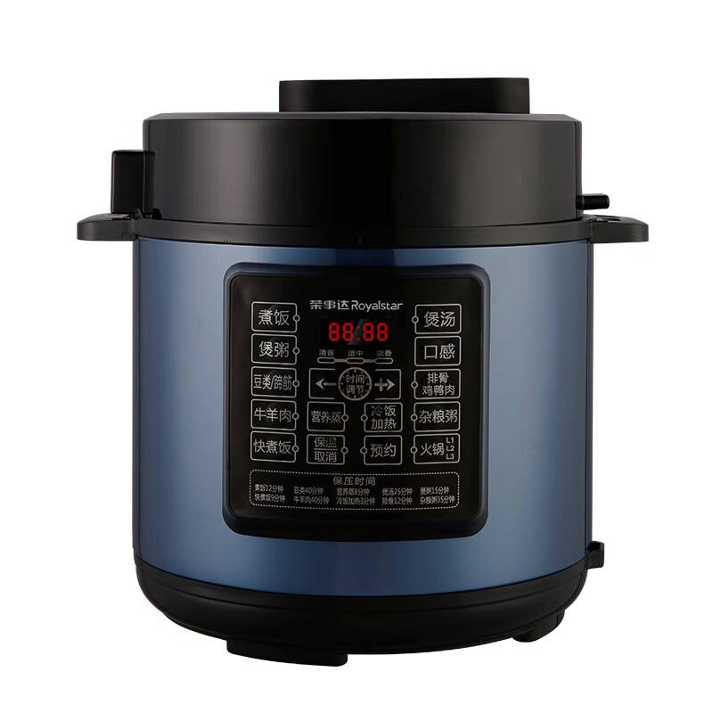 荣事达(Royalstar)YDG50-100A157(LB) 家用多功能电压力锅 5L(单位:台)蓝色