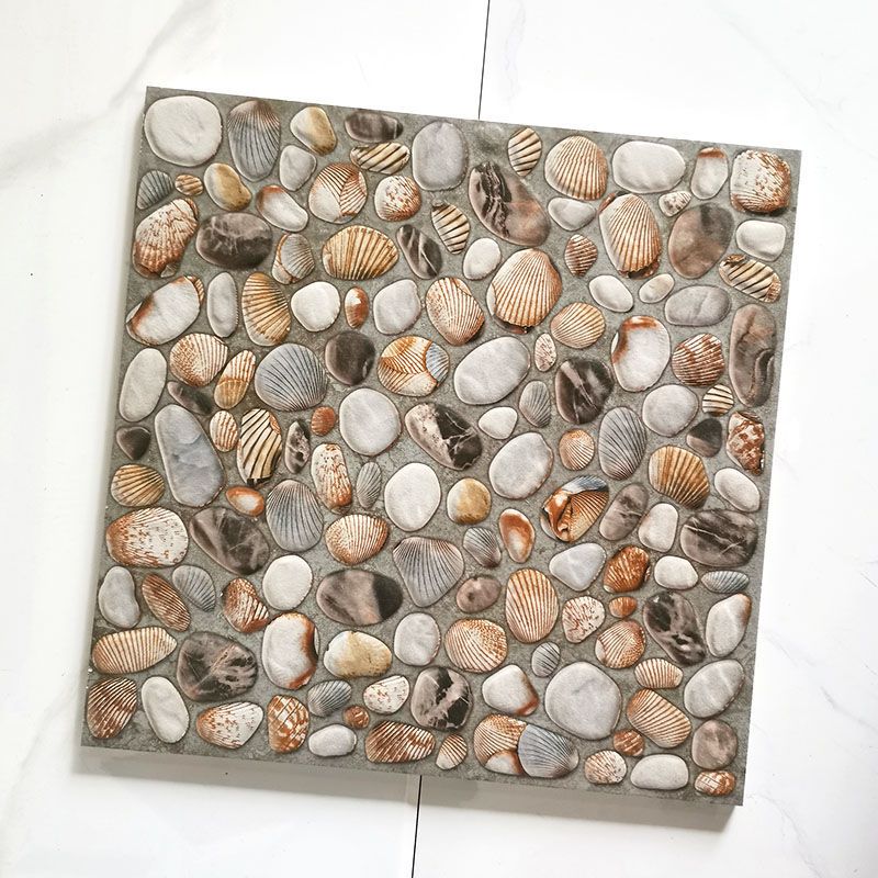 43011400x400mm鹅卵石仿古砖院子地砖庭院地砖阳台卫生间400x400瓷砖