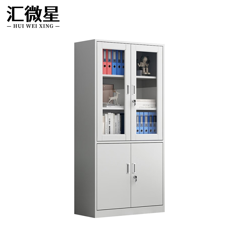汇微星办公柜850*390*1800mm台高清大图