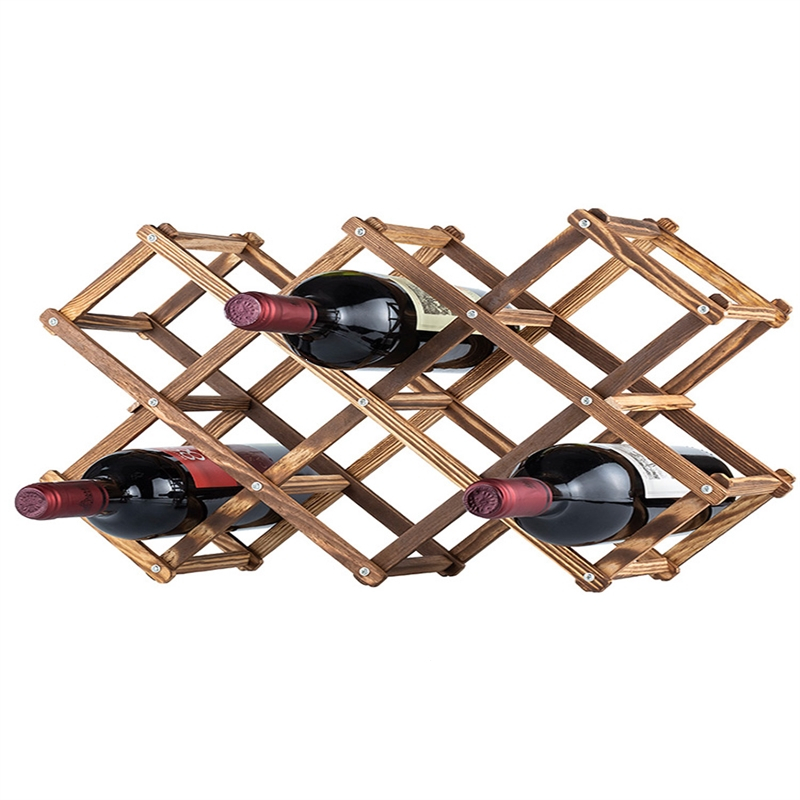 红酒架木红酒瓶摆件迪玛森酒柜装饰品放酒瓶的架红酒架子北欧创意现代