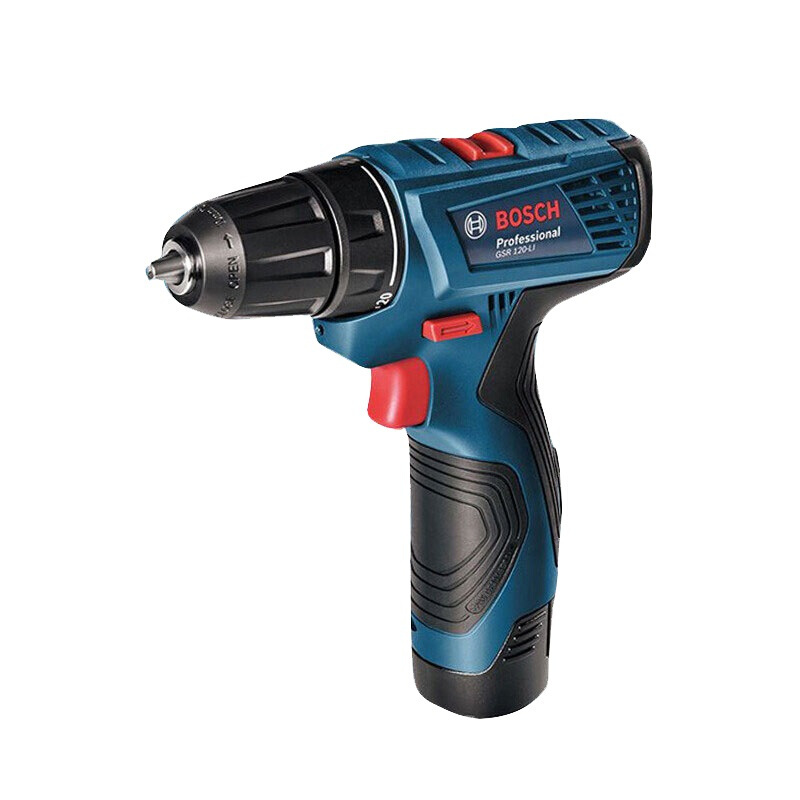 博世bosch充电式电钻gsr120li双电版锂电钻手电钻家用电动螺丝刀起子