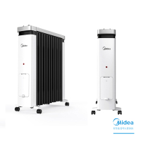 美的（Midea）油汀电暖器 NY2212-18C 加湿盒加宽暖气片2200W