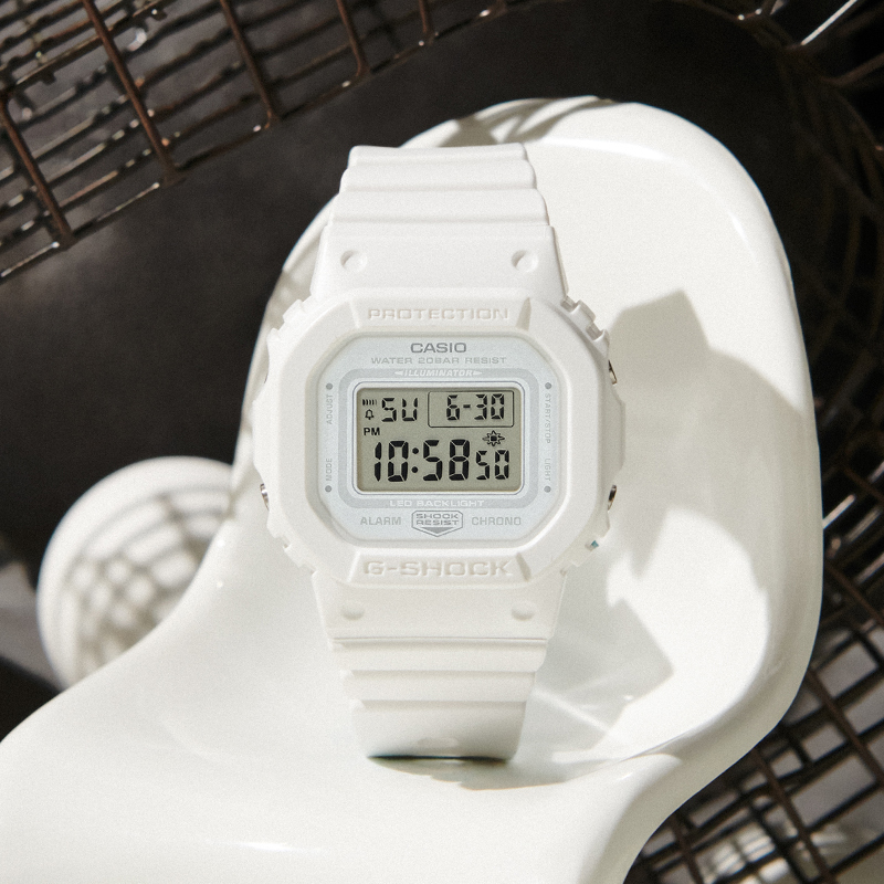 CASIO旗舰店卡西欧手表女baby-g新品学生手表户外运动高颜值电子表女士休闲小方块石英表GMD-S5600BA高清大图