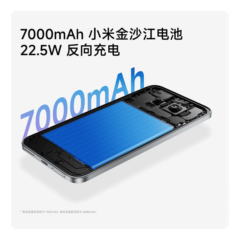 小米(MI)REDMI Note15 Pro 雪松白 8GB+256GB 天玑7400-Ultra 7000mAh 龙晶玻璃十倍抗摔 红米5G手机高清大图