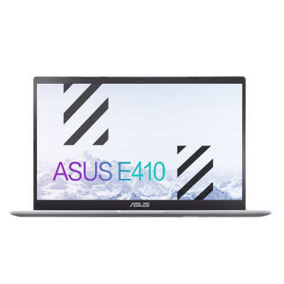 华硕 VivoBook14 E410KA 英特尔N4500 8G内存 256GB固态 银色 定制版14.0英寸全面屏轻薄学生商务办公笔记本电脑定制版