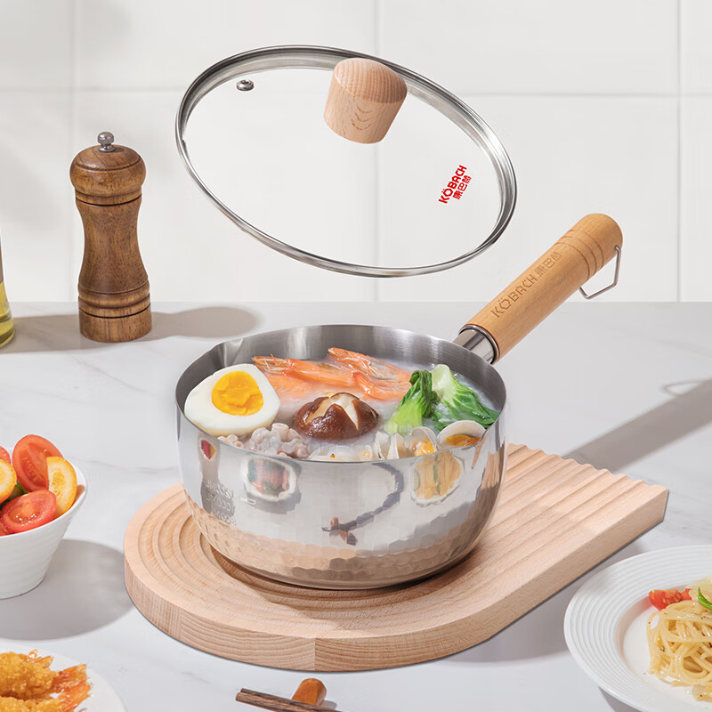 康巴赫(KOBACH)和风雪平锅316不锈钢不挑炉灶KGJ-X18W 18cm(单位:个)高清大图