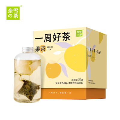 奈雪的茶 一周好茶果茶系列葡萄蜜桃乌龙冷泡袋泡茶水果茶叶茶包