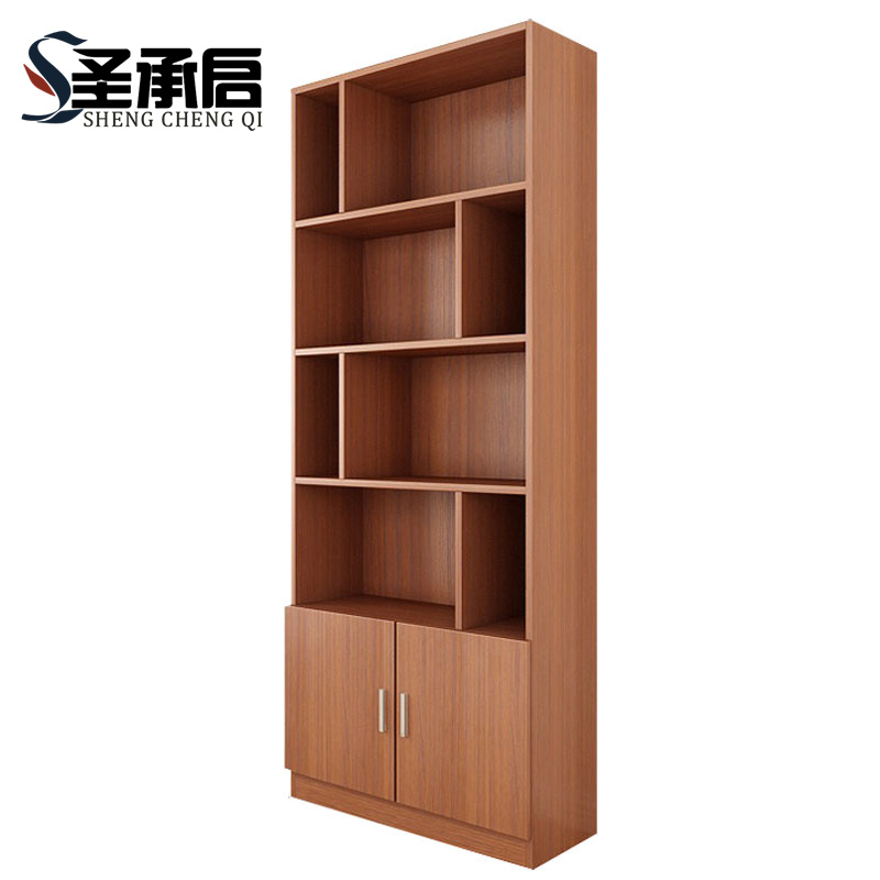 圣承启木质书架两门个