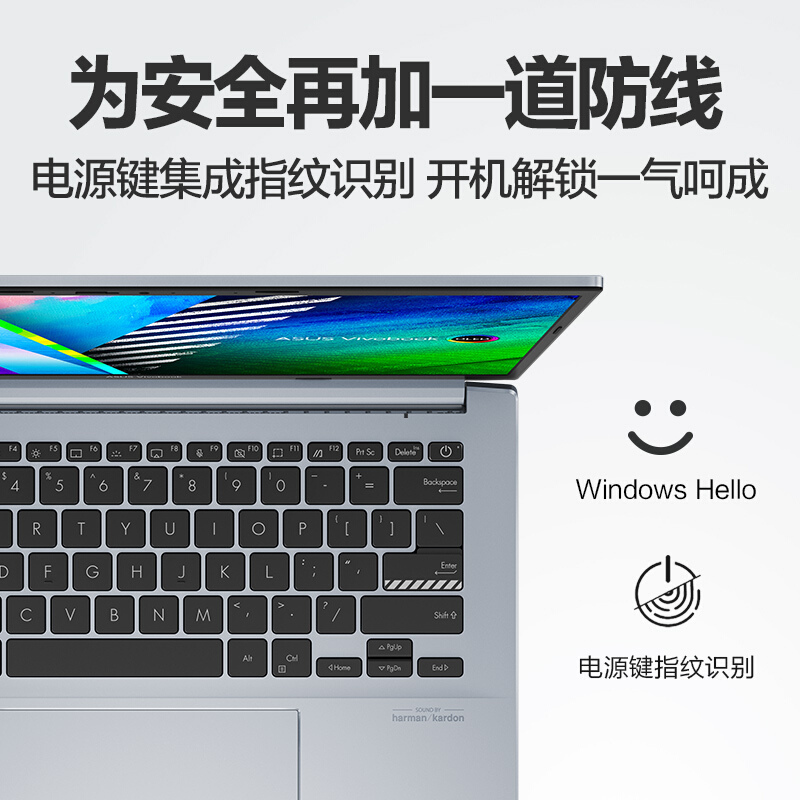 华硕无畏Pro14 锐龙版 2.8K OLED轻薄笔记本电脑(R5-5600H 16G 512G 100%DCI-P3 高色域600尼特90Hz护眼屏) 颜色随机发 定制版