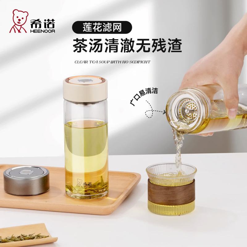 希诺 加厚单层玻璃杯高清大图